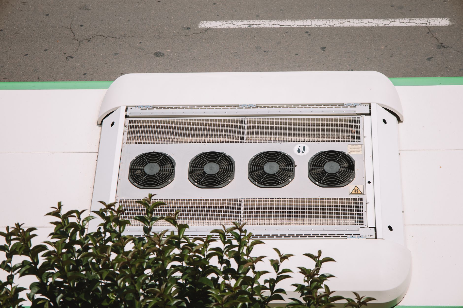 EcoFlow Delta Pro 3 powering a refrigerator in a garage